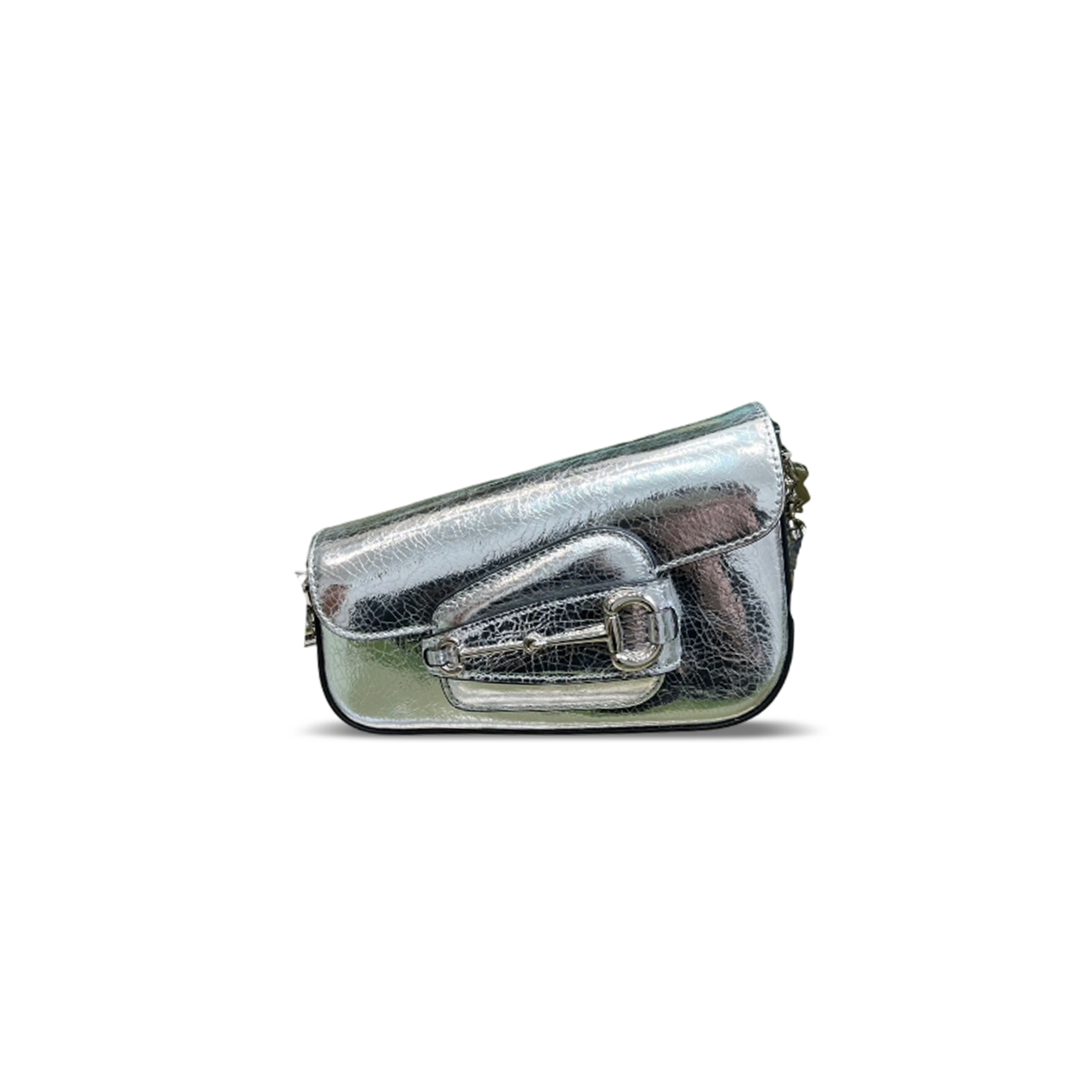 GUCCI HORSEBIT 1955 MINI ASYMMETRIC SHOULDER BAG 774209 (19.5*12.5*6cm)